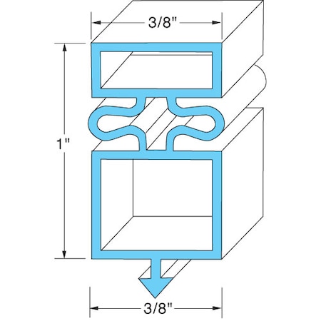 Gasket, Door 24 1/4 X 62 7/8